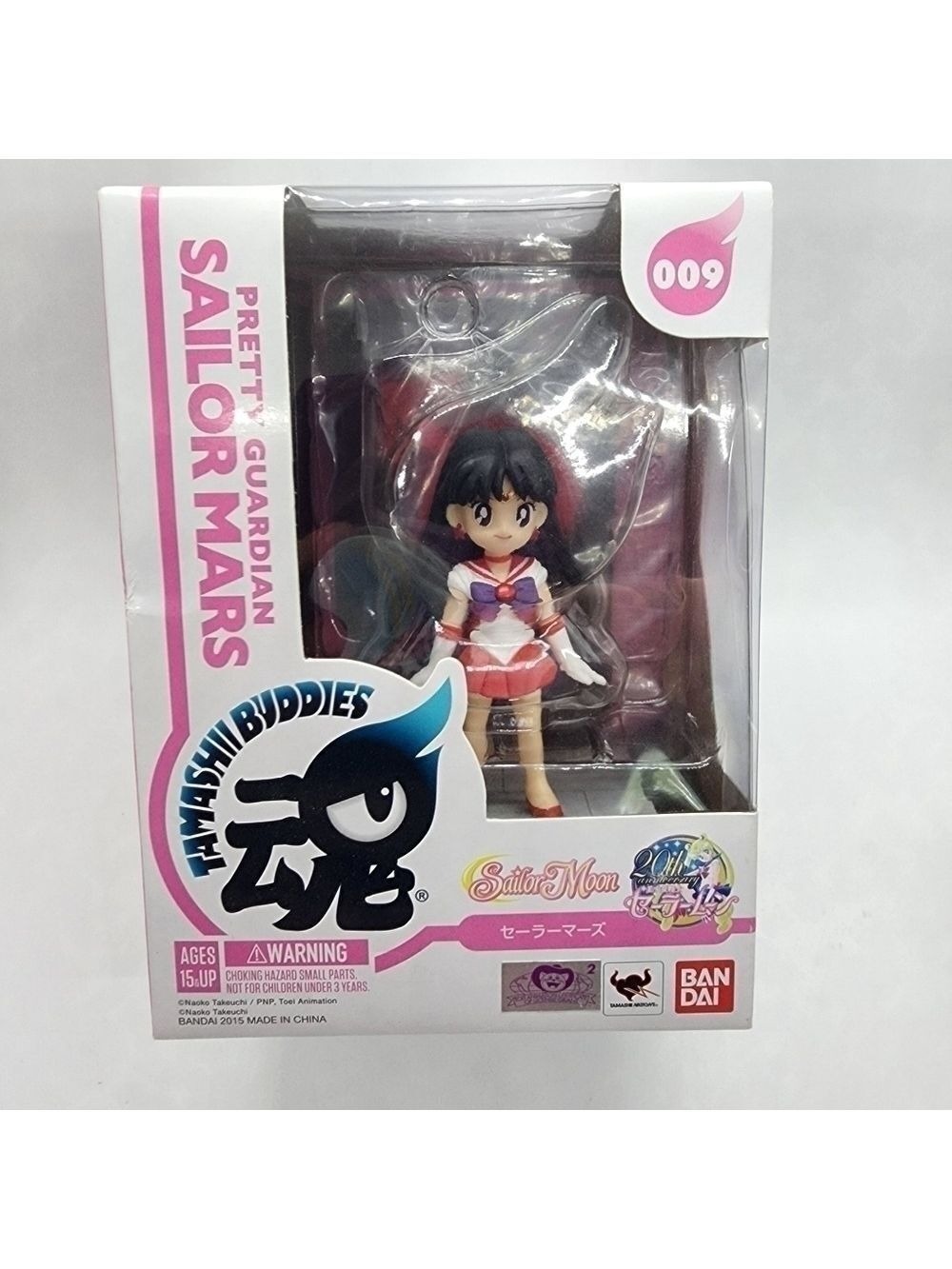NIB Tamashii Buddies Pretty Guardian Sailor Mars 009 Sailor Moon action figure